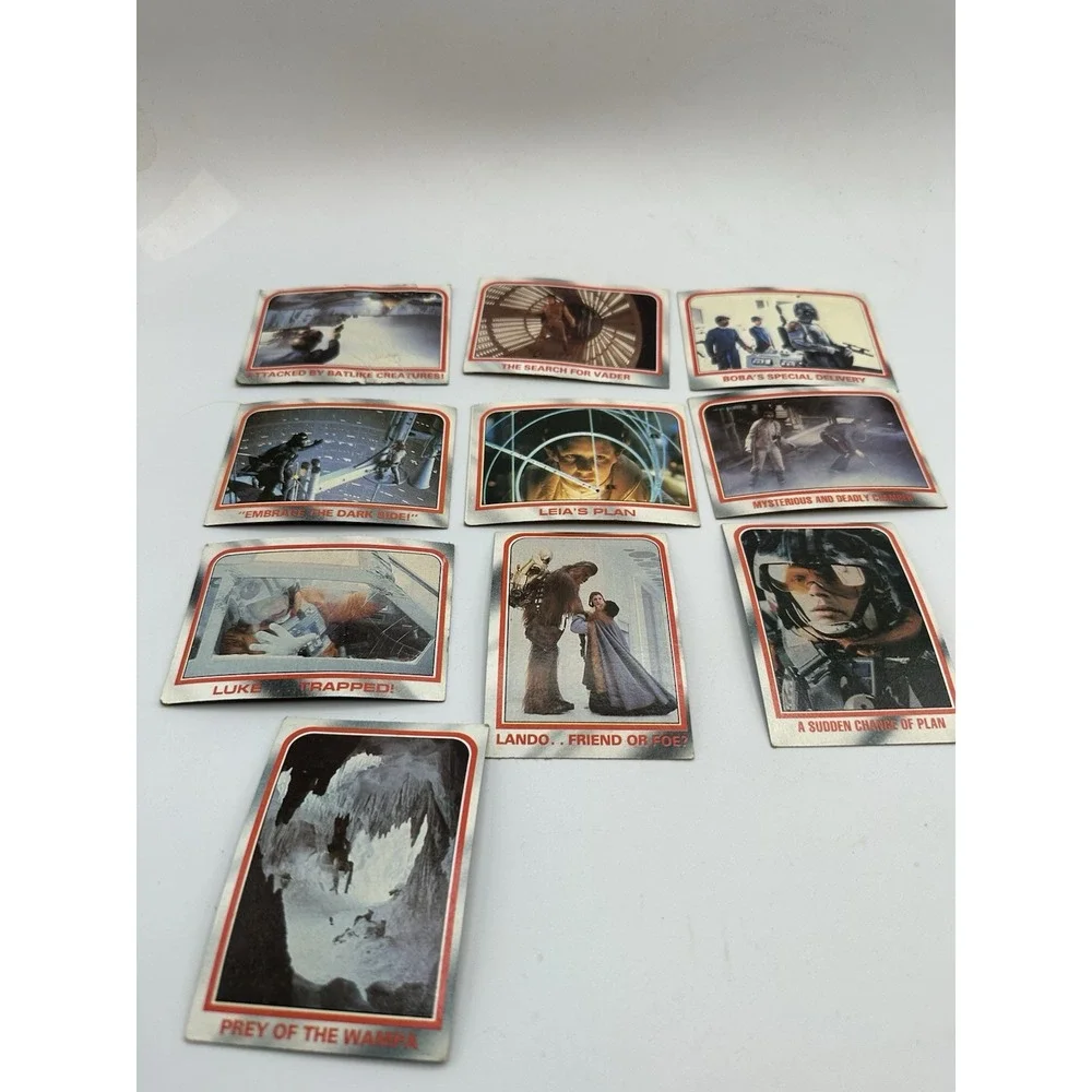 1980-1983 lot of 10‎ The Empire Strikes Back Cards